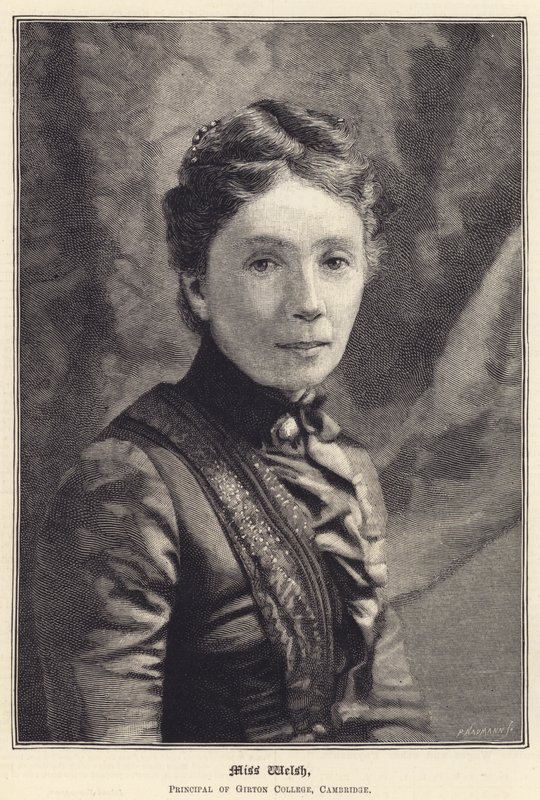 Miss Welsh, Directora do Girton College, Cambridge (gravura) de English School