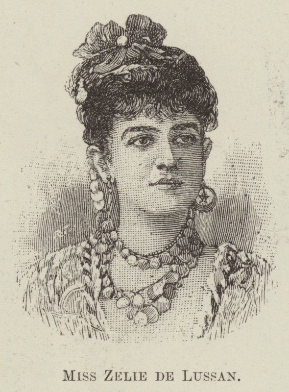 Miss Zelie de Lussan (gravura) de English School