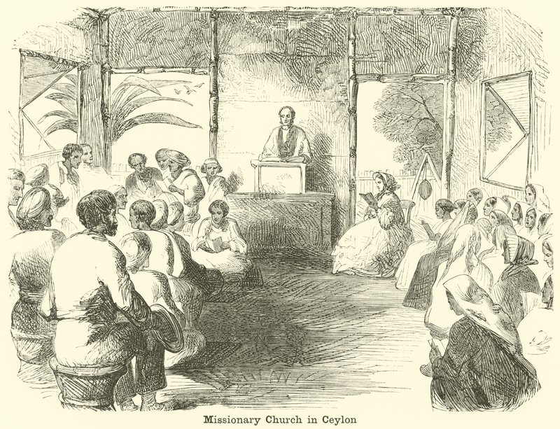 Igreja Missionária no Ceilão de English School