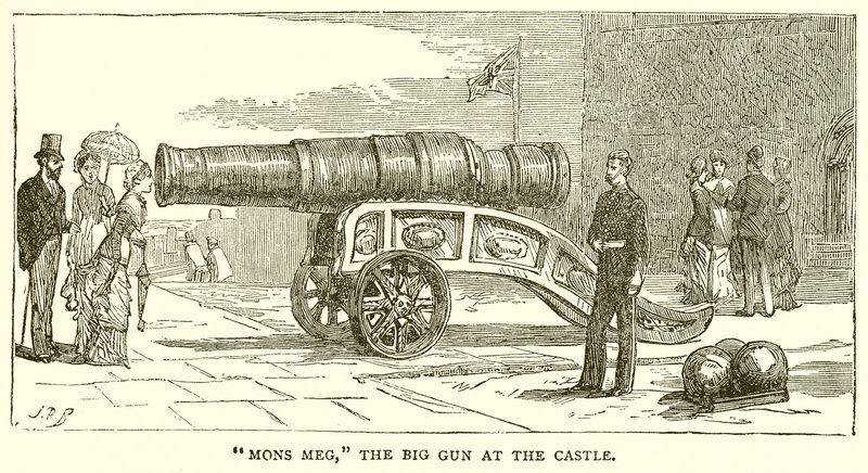 Mons Meg, a arma grande no castelo de English School