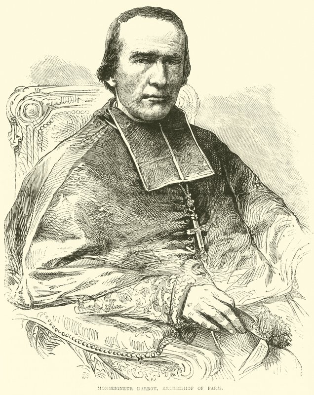 Monseigneur Darboy, Arcebispo de Paris, março de 1871 de English School