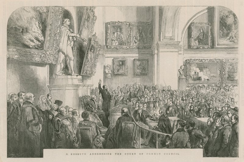 Monsieur Kossuth, dirigindo-se ao Tribunal do Common Council de English School
