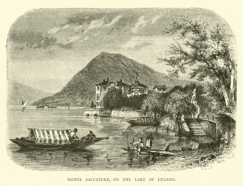 Monte Salvatore, no lago de Lugano de English School