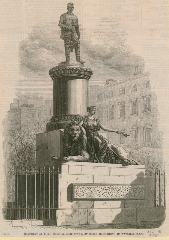 Monumento do marechal de campo Lord Clyde de English School