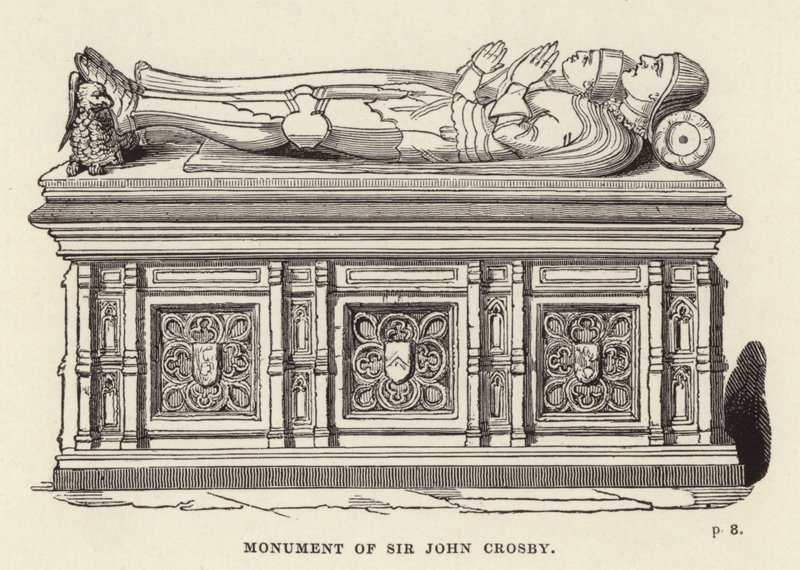Monumento de Sir John Crosby de English School
