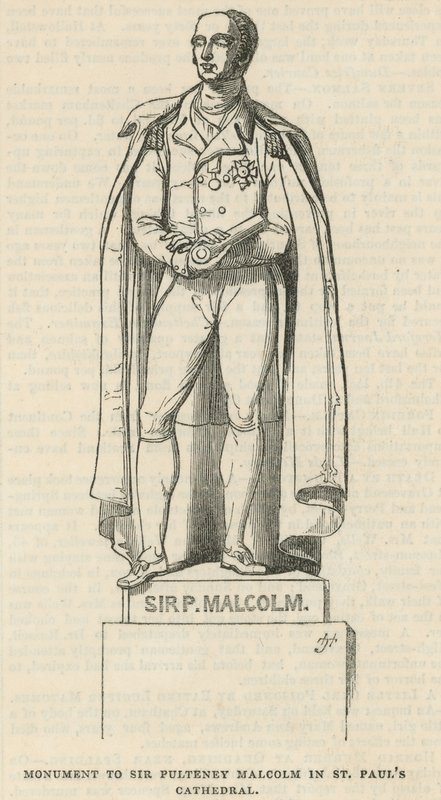 Monumento a Sir Pulteney Malcolm de English School