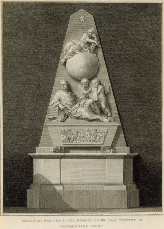 Monumento à memória de Sir Isaac Newton de English School