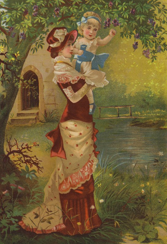 Querida da Mãe (cromolitho) de English School