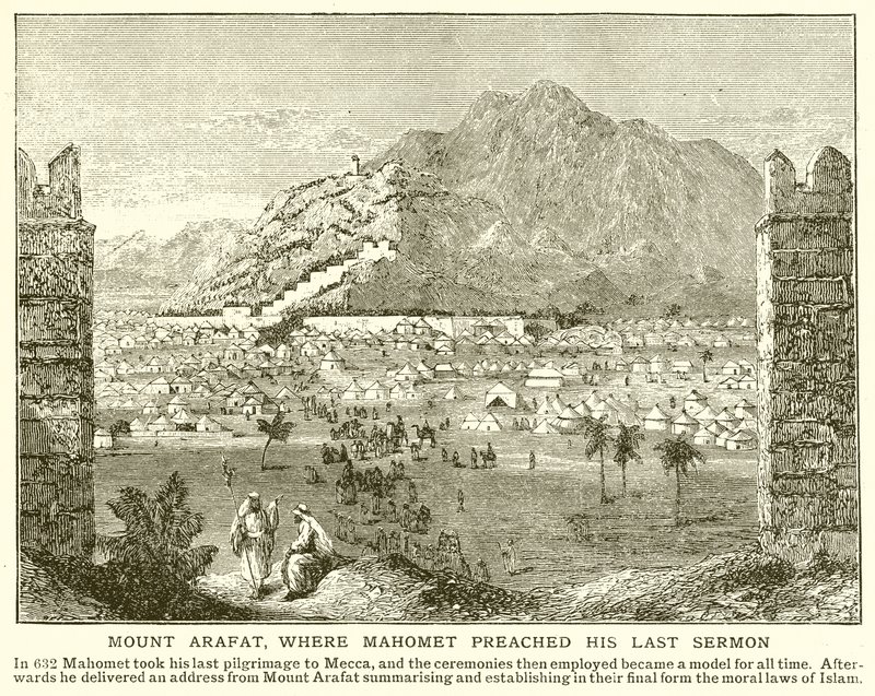 Monte Arafat, onde Maomé Pregou seu Último Sermão de English School