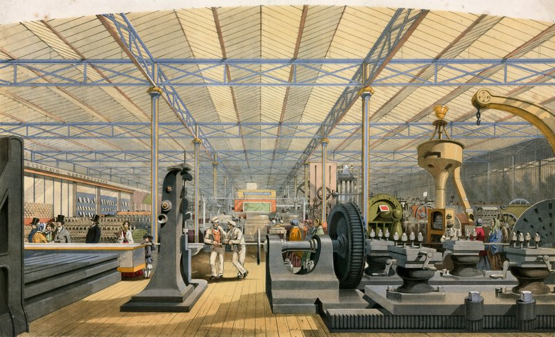 Máquinas Móveis, Grande Exposição, 1851 de English School