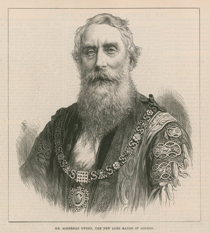 Sr. Alderman Owden, Lord Mayor de Londres de English School