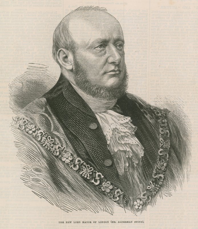 Sr. Alderman Stone, o novo Lord Mayor de Londres de English School