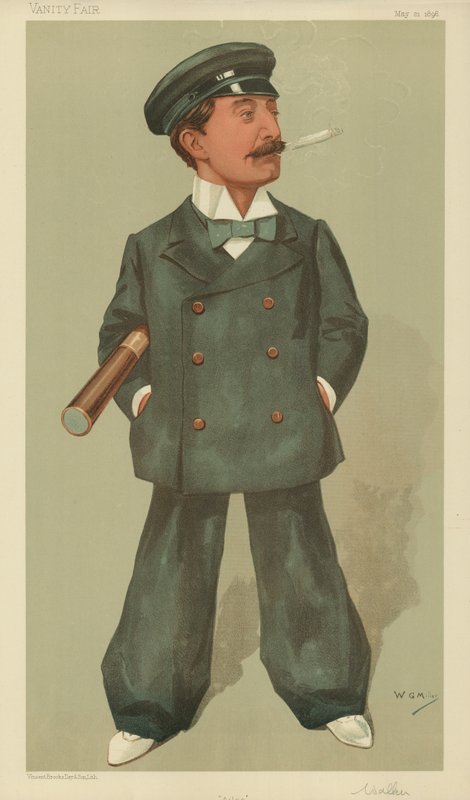 Sr. Andrew Barclay Walker, Ailsa, 21 de maio de 1896, desenho animado da Vanity Fair de English School