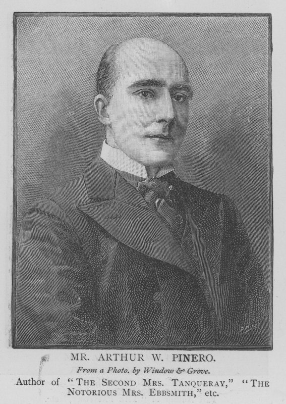 Sr. Arthur W Pinero (gravura) de English School