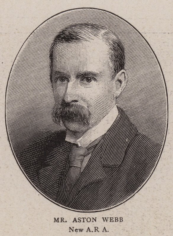 Sr. Aston Webb (gravura) de English School