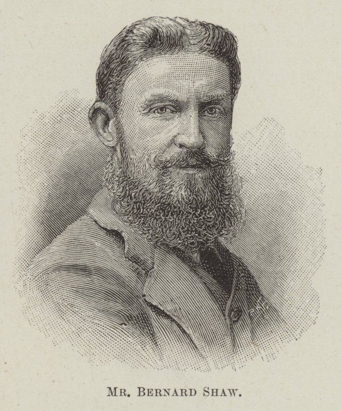 Sr. Bernard Shaw (gravura) de English School