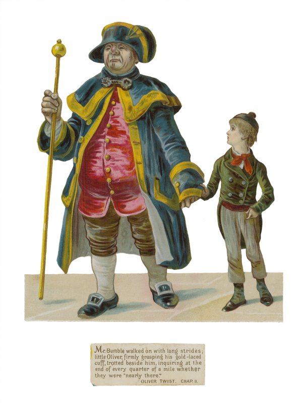 Sr. Bumble e Oliver Twist de English School