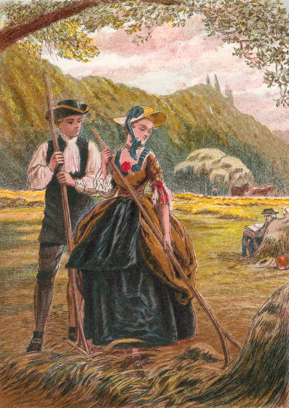 Sr. Burchell e Sophia no Hayfield de English School
