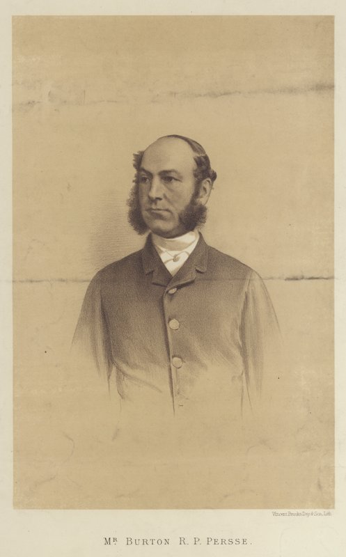 Sr. Burton R P Persse (litho) de English School