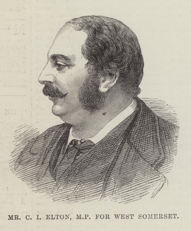 Sr. C I Elton, deputado por West Somerset (gravura) de English School