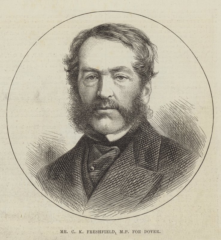 Sr. C K Freshfield, deputado por Dover (gravura) de English School
