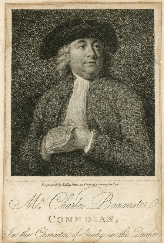 Sr. Charles Bannister, comediante de English School