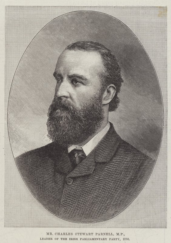 Sr. Charles Stewart Parnell, Deputado, Líder do Partido Parlamentar Irlandês de English School