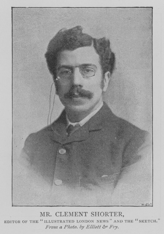 Sr. Clement Shorter, Editor do "Illustrated London News" e do "Sketch" (gravura) de English School