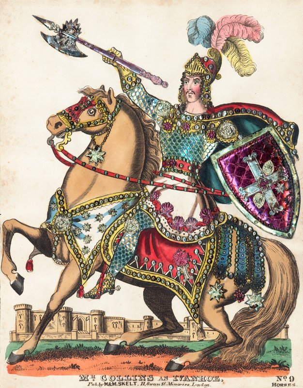 Senhor Collins como Ivanhoe de English School