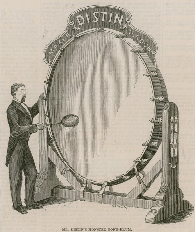 Sr. Distins Monster Gong-Drum de English School