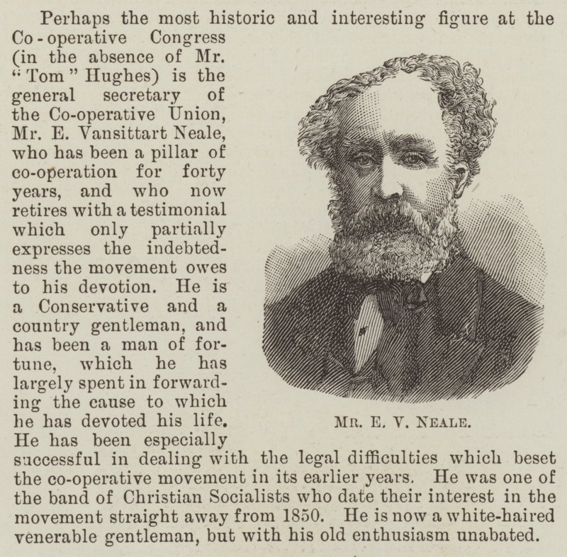Sr. E V Neale (gravura) de English School
