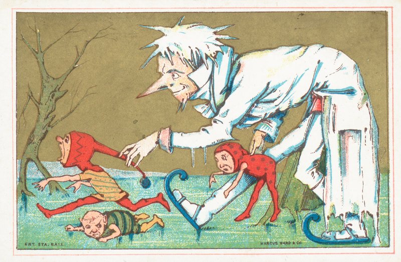 Sr. Frost, cartão de Natal de English School