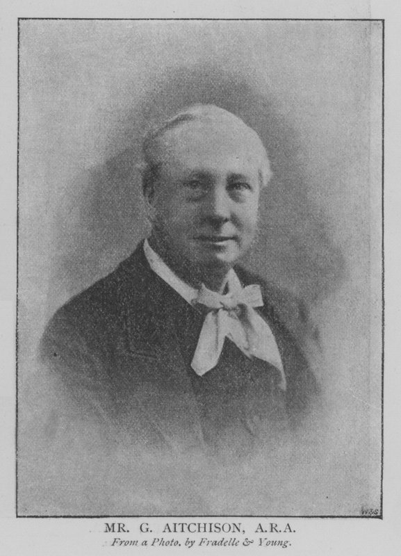 Sr. G Aitchison, ARA (gravura) de English School