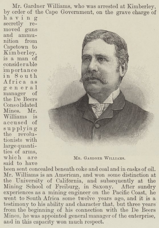 Sr. Gardner Williams (gravura) de English School
