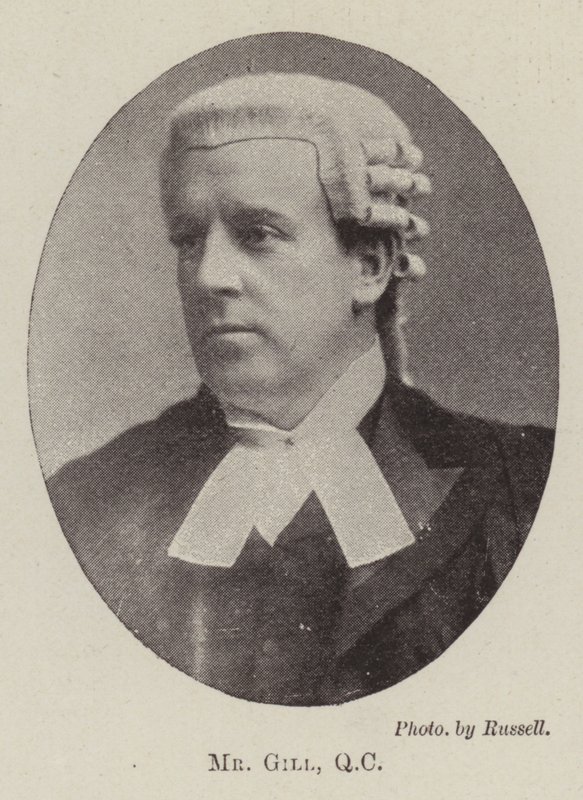 Sr. Gill, QC (gravura) de English School