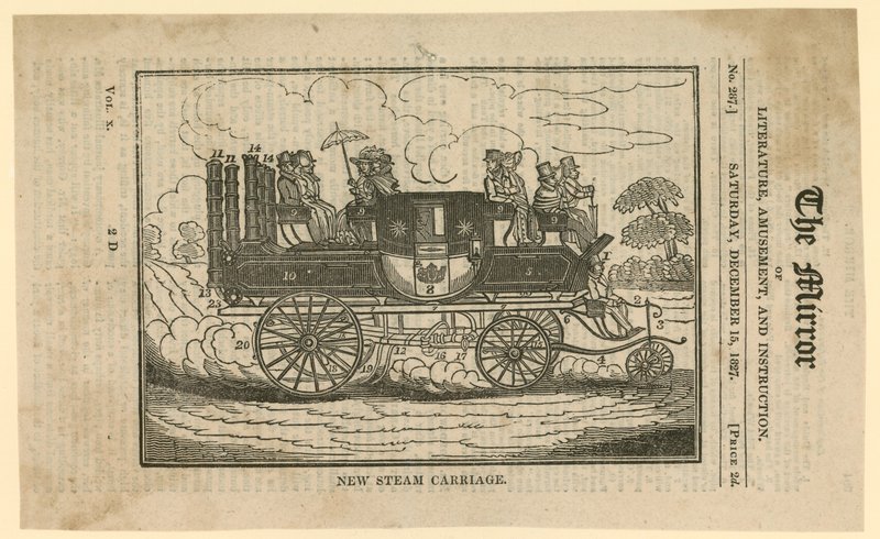 Mr Gurneys New Steam Carriage de English School