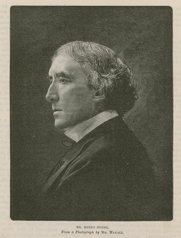 Sr. Henry Irving, ator de English School
