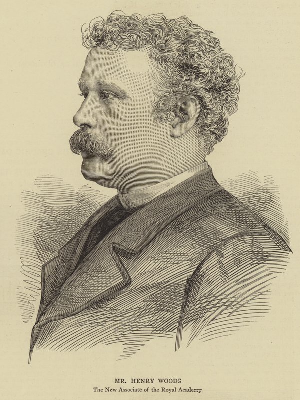 Sr. Henry Woods (gravura) de English School