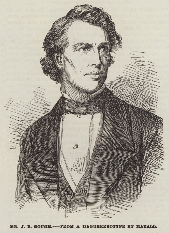 Sr. J B Gough (gravura) de English School