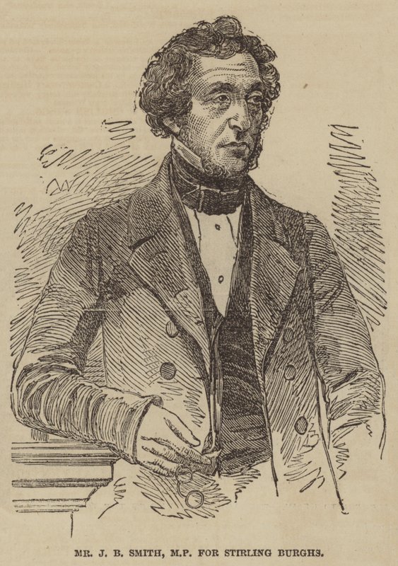 Sr. J B Smith, deputado por Stirling Burghs (gravura) de English School