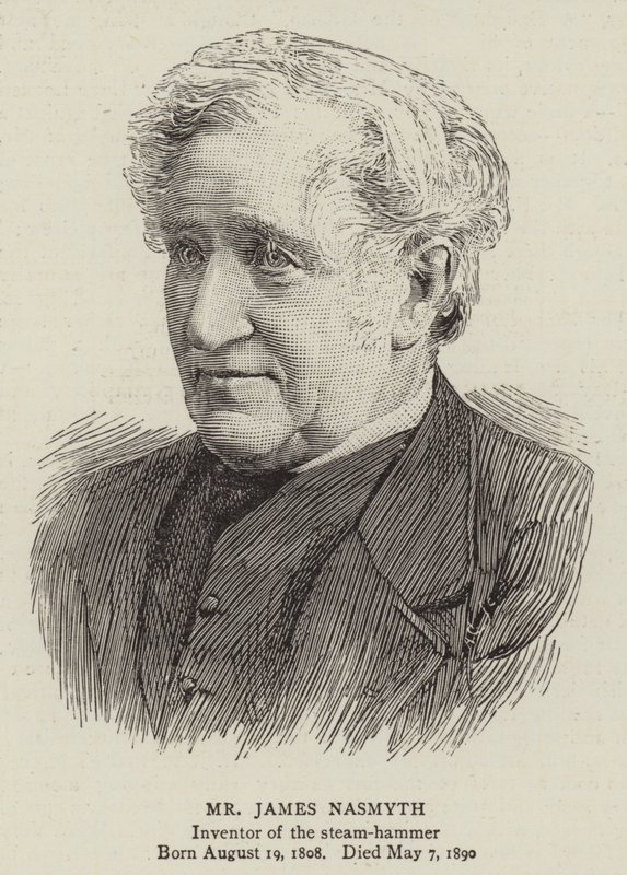 Sr. James Nasmyth (gravura) de English School