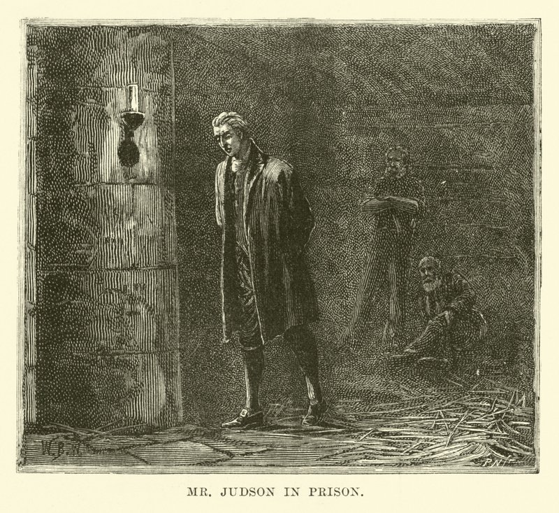 Sr. Judson na prisão de English School