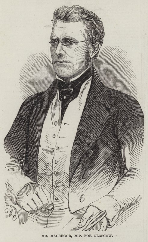 Sr. MacGregor, deputado por Glasgow (gravura) de English School