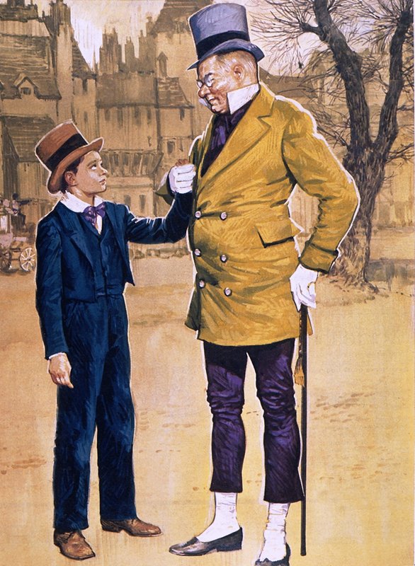 Sr. Micawber e David Copperfield de English School