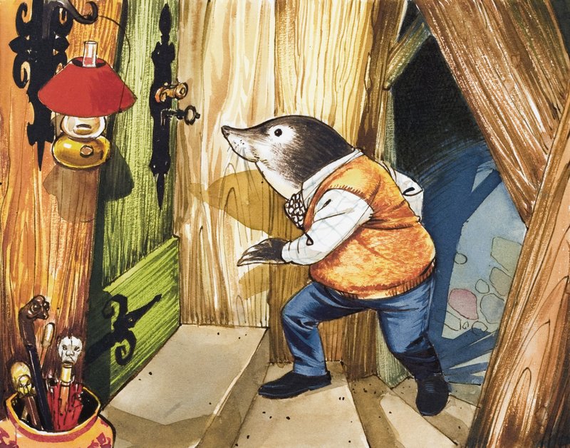 O Sr. Mole tem um visitante de English School