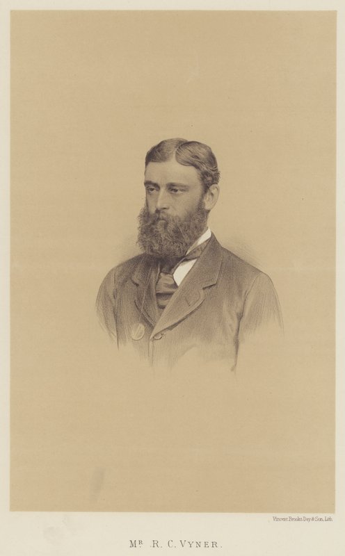 Sr. R C Vyner (litografia) de English School