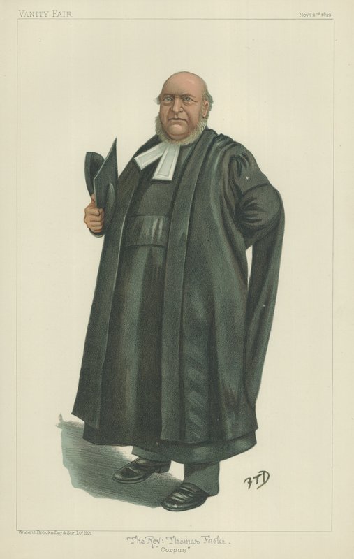 Sr. R Fowler, o vice-chanceler de Oxford de English School