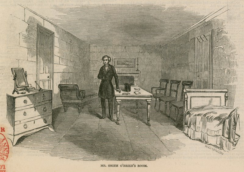 Sr. Smith OBrien, MP, em custódia na Câmara dos Comuns: sala do Sr. Smith OBriens de English School