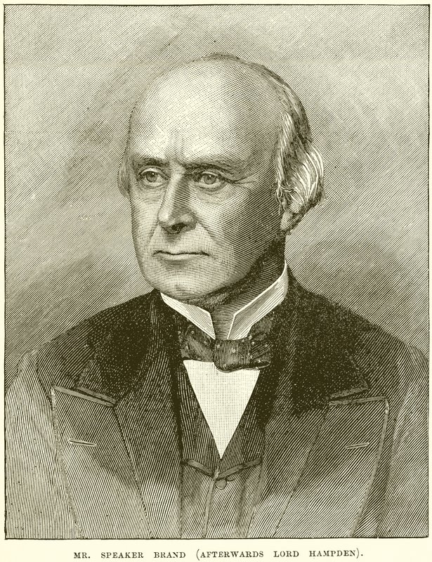 Sr. Speaker Brand (depois Lord Hampden) de English School