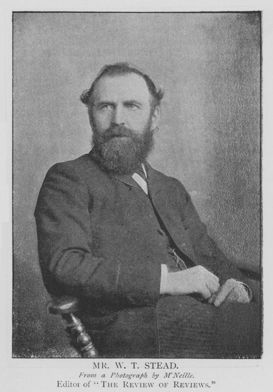 Mr W T Stead (gravura) de English School